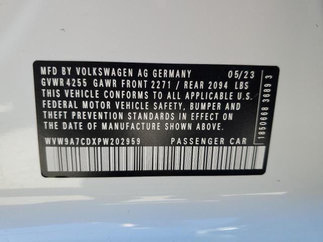 2023 VOLKSWAGEN GTI 40TH A WVW9A7CDXPW202959