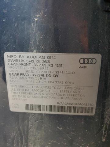 2015 AUDI Q5 TDI PRE WA1CMAFP4FA048710
