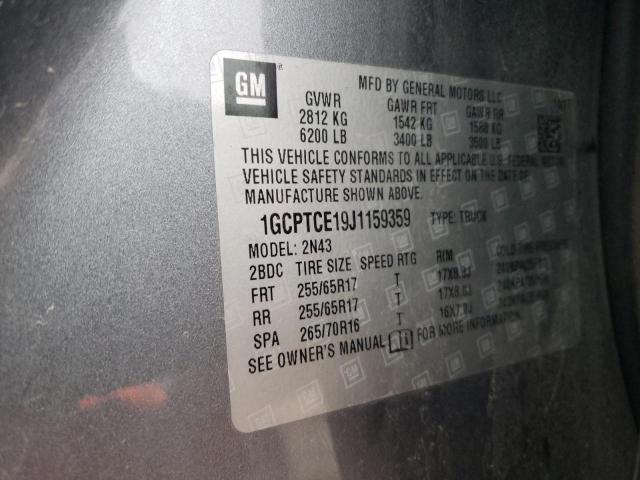 2018 CHEVROLET COLORADO L - 1GCPTCE19J1159359