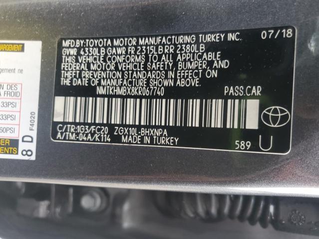 2019 TOYOTA C-HR XLE NMTKHMBX8KR067740