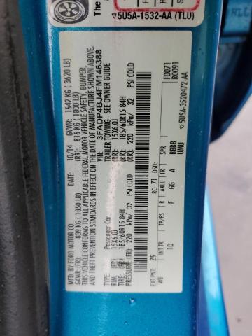 2015 FORD FIESTA SE - 3FADP4BJ4FM146388