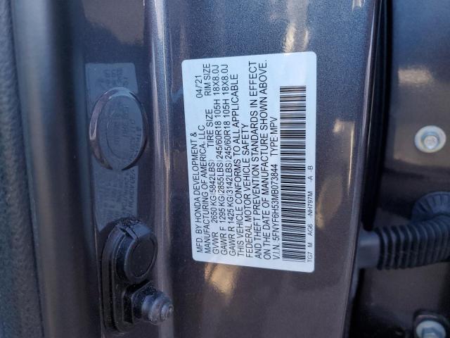 5FNYF6H53MB073844 2021 HONDA PILOT