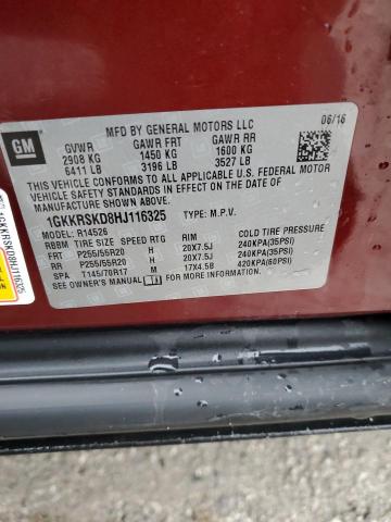 2017 GMC ACADIA LIM - 1GKKRSKD8HJ116325