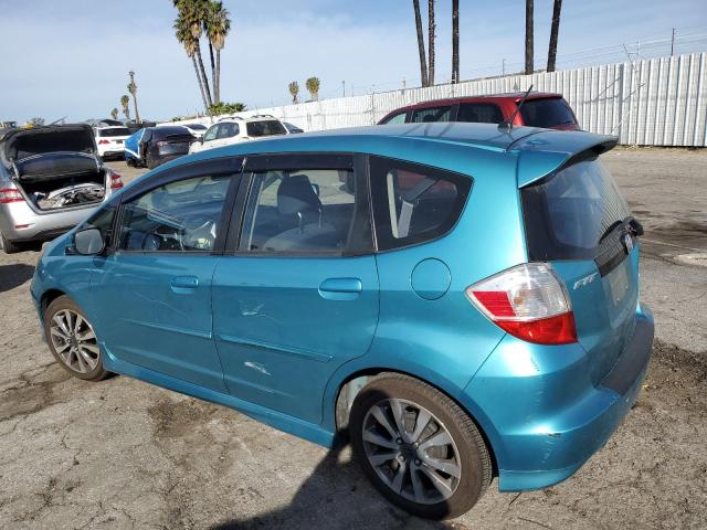 HONDA FIT SPORT 2013 blue hatchbac gas JHMGE8H50DC010805 photo #3