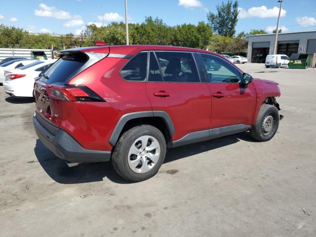 TOYOTA RAV4 LE 2022 red  Gasoline 2T3H1RFV9NW235359 photo #4