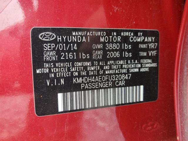 2015 HYUNDAI ELANTRA SE KMHDH4AE0FU320847