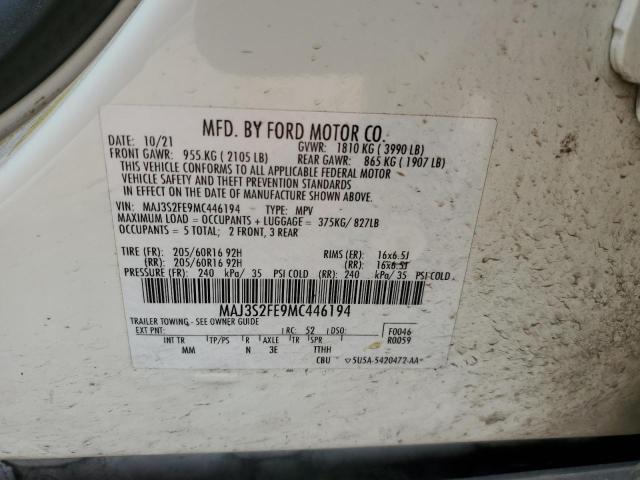 2021 FORD ECOSPORT S - MAJ3S2FE9MC446194
