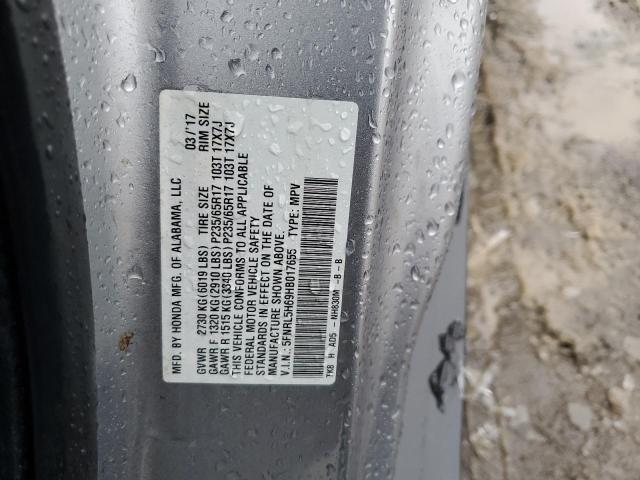 2017 HONDA ODYSSEY EX - 5FNRL5H69HB017655