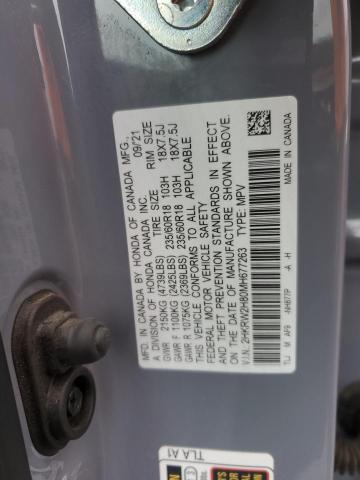 2021 HONDA CR-V EXL - 2HKRW2H80MH677263