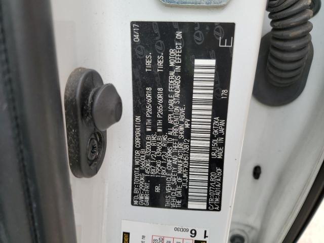 2017 LEXUS GX 460 PRE JTJJM7FX0H5173812