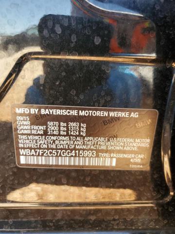 2016 BMW 750 XI - WBA7F2C57GG415993