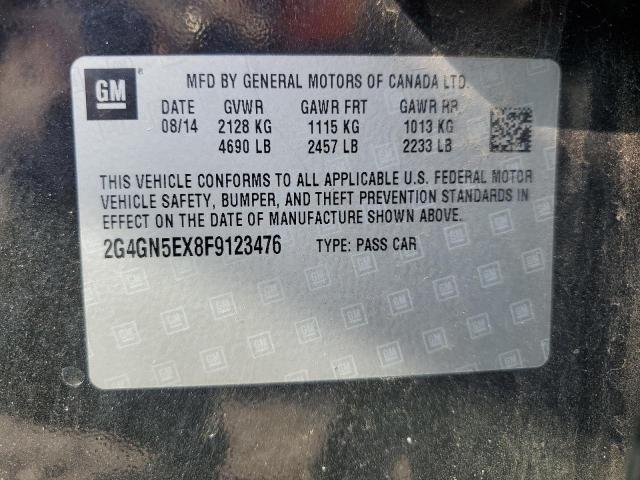2015 BUICK REGAL PREM 2G4GN5EX8F9123476