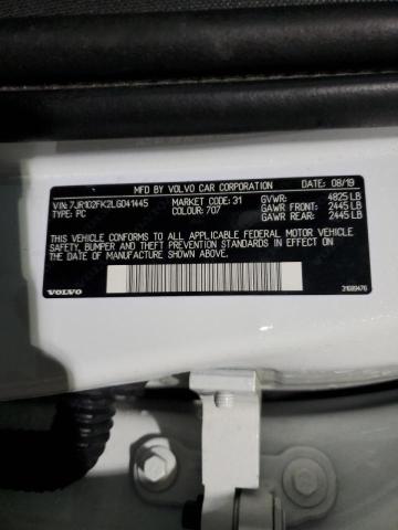2020 VOLVO S60 T5 MOM 7JR102FK2LG041445