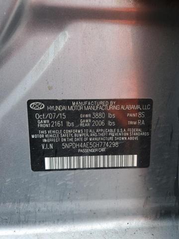 2016 HYUNDAI ELANTRA SE - 5NPDH4AE5GH774298