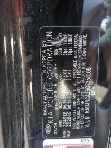 2016 KIA SOUL - KNDJN2A26G7358108