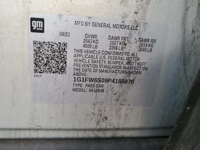 2023 CHEVROLET BOLT EV 1L - 1G1FW6S09P4188876