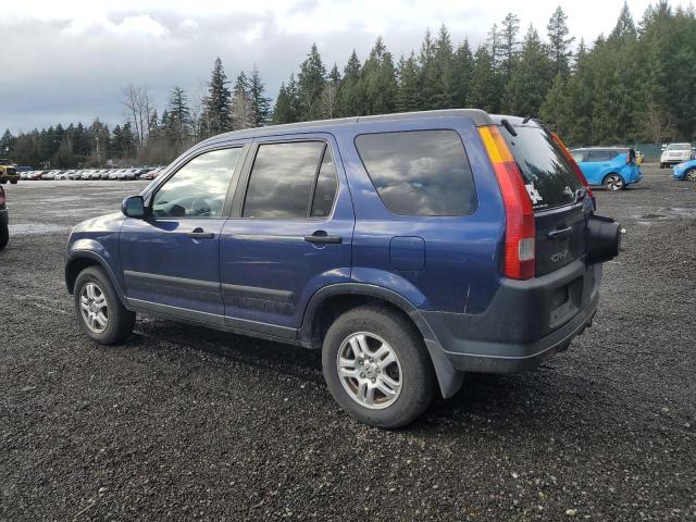 HONDA CR-V EX 2003 blue  gas JHLRD78833C029531 photo #3