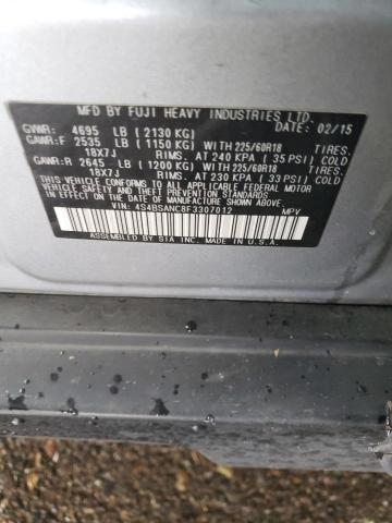 2015 SUBARU OUTBACK 2. - 4S4BSANC8F3307012