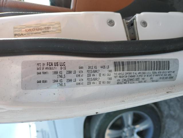 2017 JEEP COMPASS LA - 1C4NJCEA0HD118351