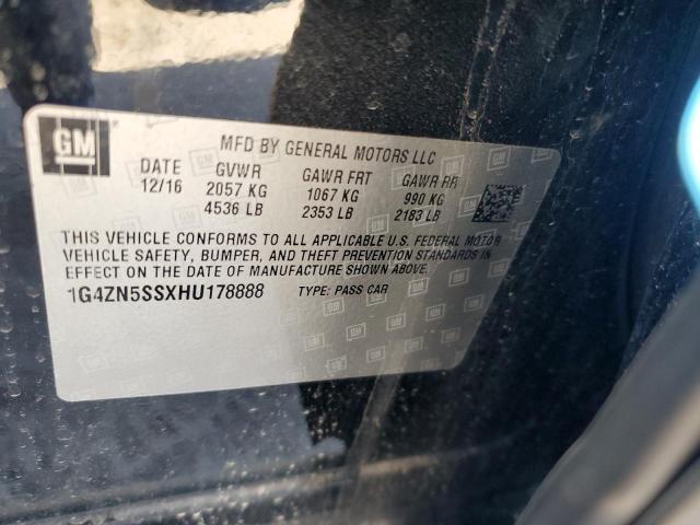 2017 BUICK LACROSSE P 1G4ZN5SSXHU178888