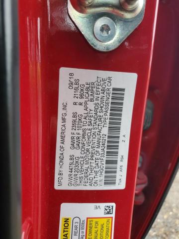 2018 HONDA ACCORD SPO - 1HGCV1F33JA240212
