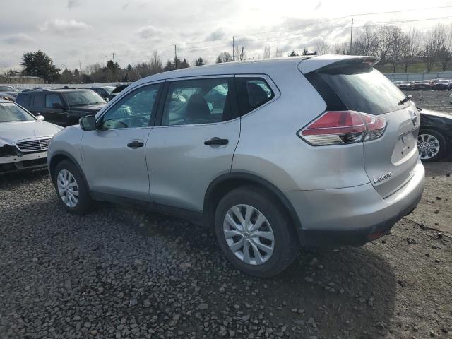 NISSAN ROGUE S 2016 silver 4dr spor gas 5N1AT2MT2GC796217 photo #3