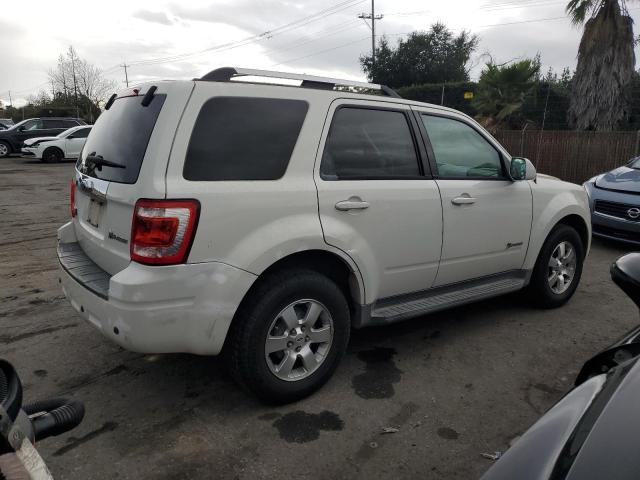 FORD ESCAPE HYB 2009 white 4dr spor hybrid engine 1FMCU593X9KB21272 photo #4