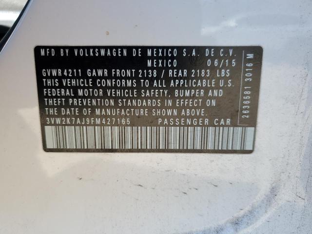 2015 VOLKSWAGEN JETTA BASE - 3VW2K7AJ9FM427165