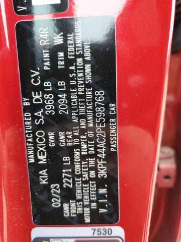 2023 KIA FORTE 3KPF44AC2PE598768