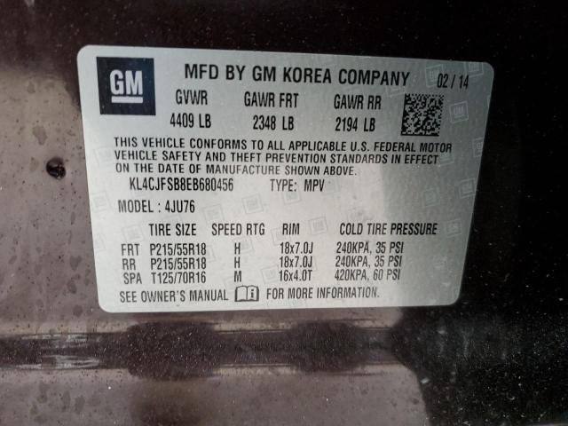 2014 BUICK ENCORE CONVENIENCE - KL4CJFSB8EB680456