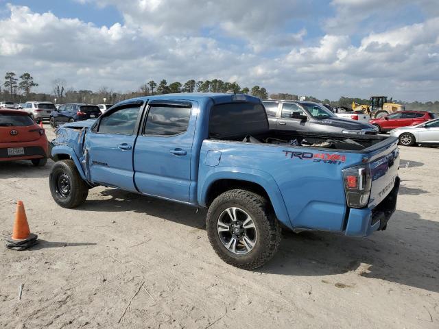 TOYOTA TACOMA DOU 2019 blue  gas 5TFCZ5AN1KX210451 photo #3