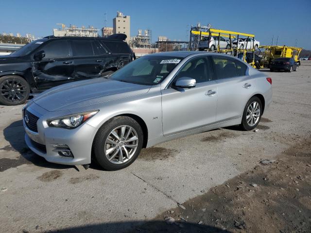 INFINITI Q50 PREMIU 2016 silver sedan 4d gas JN1EV7AR0GM344253 photo #1