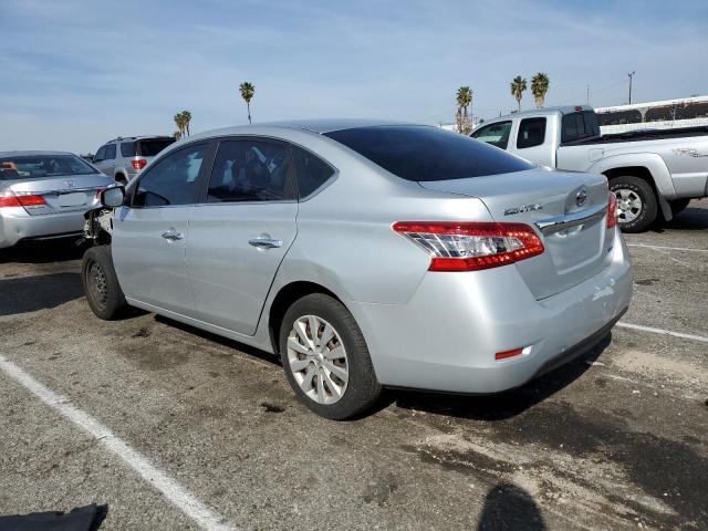 NISSAN SENTRA S 2014 silver sedan 4d gas 3N1AB7AP7EY267901 photo #3