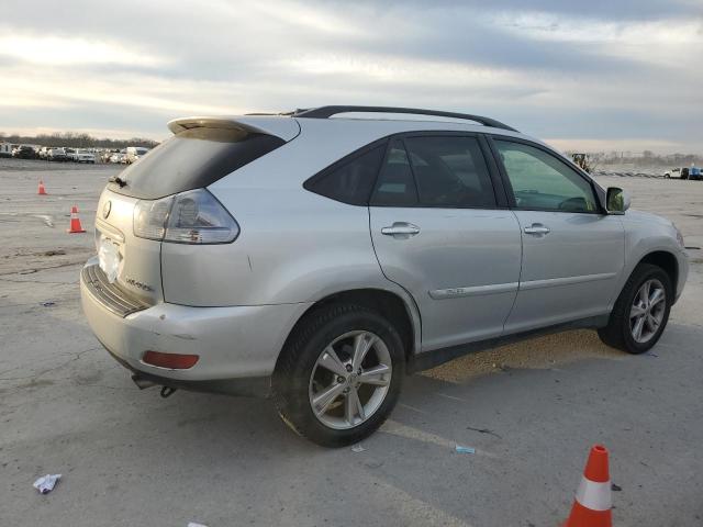 LEXUS RX 400H 2008 silver 4dr spor hybrid engine JTJGW31U082851549 photo #4