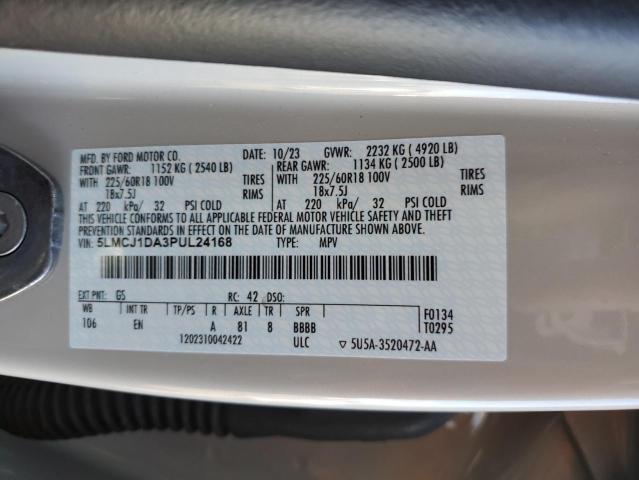 2023 LINCOLN CORSAIR - 5LMCJ1DA3PUL24168