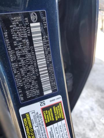 2018 TOYOTA CAMRY L - 4T1B11HK0JU539113