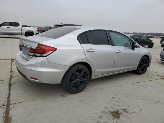 HONDA CIVIC LX 2013 silver sedan 4d gas 19XFB2F50DE228029 photo #4