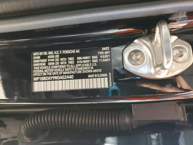 2022 PORSCHE CAYENNE S WP1BB2AY9NDA52440