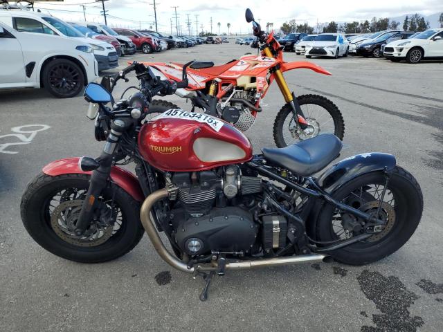 TRIUMPH MOTORCYCLE BONNEVILLE 2022 red  gas SMTD53HL6NTAW8123 photo #4