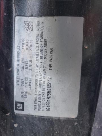 2017 CHEVROLET CAMARO SS - 1G1FG1R78H0125117