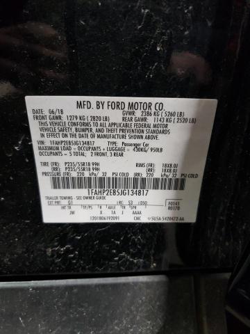2018 FORD TAURUS SEL - 1FAHP2E85JG134817