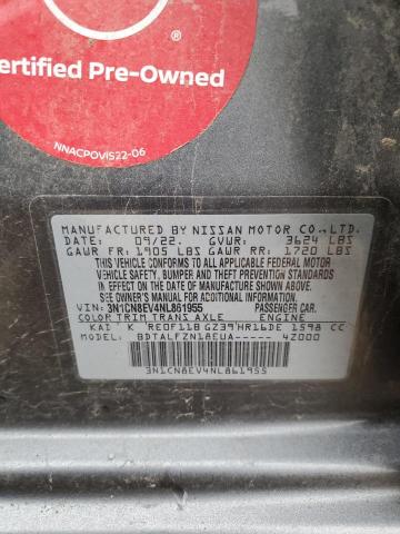 2022 NISSAN VERSA SV - 3N1CN8EV4NL861955