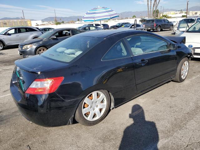 HONDA CIVIC LX 2009 black coupe gas 2HGFG126X9H533996 photo #4