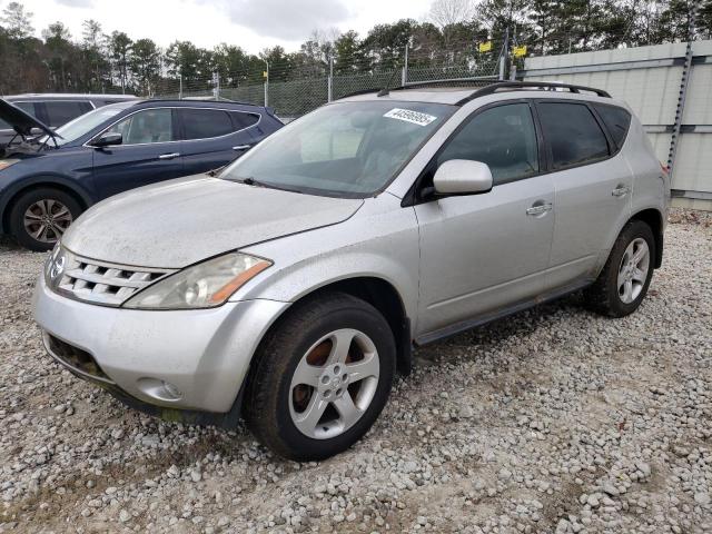 NISSAN MURANO SL 2004 silver  gas JN8AZ08W14W329400 photo #1