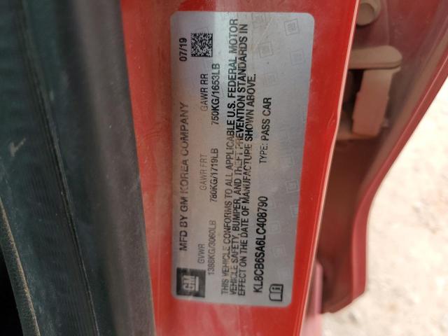 2020 CHEVROLET SPARK LS - KL8CB6SA6LC408790