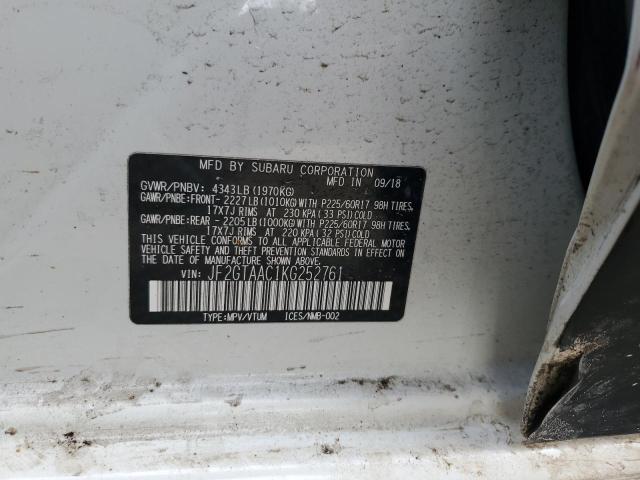 2019 SUBARU CROSSTREK JF2GTAAC1KG252761