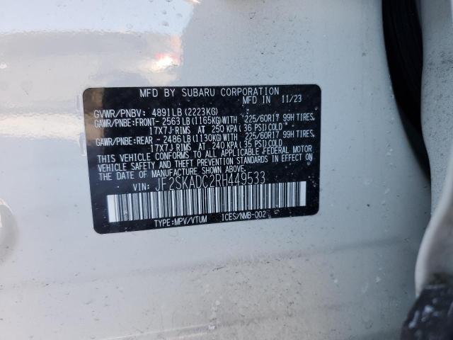 2024 SUBARU FORESTER P - JF2SKADC2RH449533