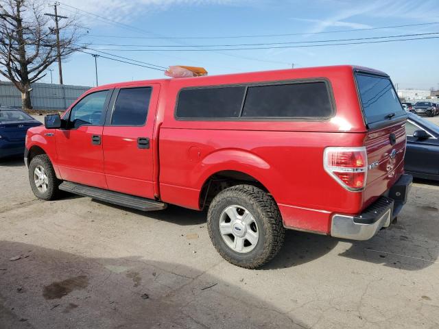 FORD F150 SUPER 2012 red crew pic flexible fuel 1FTFW1EF3CKD15248 photo #3