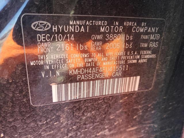 2015 HYUNDAI ELANTRA SE - KMHDH4AE4FU415511