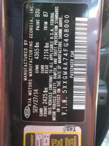 2015 KIA OPTIMA LX - 5XXGM4A74FG408000